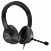 Adesso Xtream P7 AI Copilot Headset Headset otevřená (On Ear) kabelová stereo černá melírovaná headset Počítače
