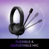 Adesso Xtream P7 AI Copilot Headset Headset otevřená (On Ear) kabelová stereo černá melírovaná headset Počítače
