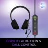 Adesso Xtream P7 AI Copilot Headset Headset otevřená (On Ear) kabelová stereo černá melírovaná headset Počítače
