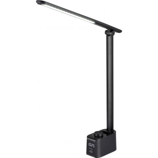Sygonix SY-6770690 LED lampička na psací stůl LED LED Energetická třída (EEK2021): F (A - G) černá