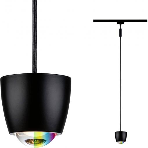 Paulmann závěsné světlo URail 4.5 W LED černá (matná)