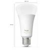 Philips Hue LED žárovka 929003855001 Energetická třída (EEK2021): D (A - G) Hue White Amb. RGBICWW