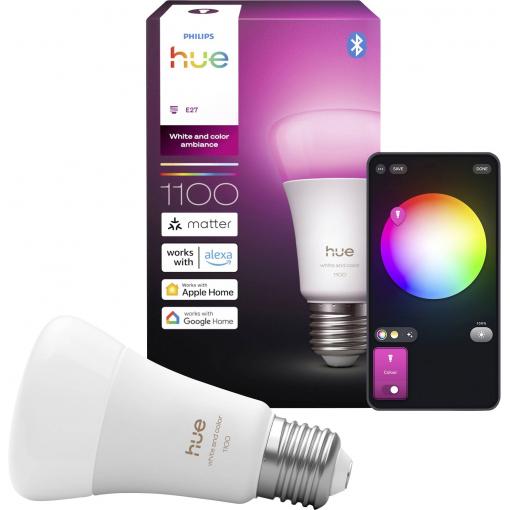 Philips Hue LED žárovka 929003853501 Energetická třída (EEK2021): D (A - G) Hue White & Col. Amb. vícebarevný