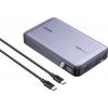 UGREEN 25188 powerbanka Li-Ion, 20000 mAh, USB-C®, USB, šedá