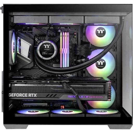 Thermaltake midi tower PC skříň vícebarevná boční okno