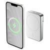 Alogic Matrix Universal Magnetic powerbanka Li-Ion, 5000 mAh, MagSafe, USB-C®, bílá