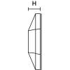 HellermannTyton MAGMB3-PA66/NDFEBR5-BK (25) úchytka 151-04462 černá 25 ks