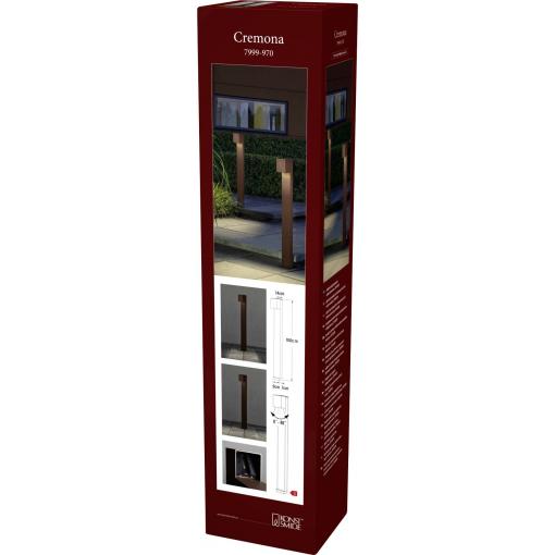 Konstsmide 7999-970 Cremona venkovní stojací osvětlení Energetická třída (EEK2021): G (A - G) LED 8 W rezavá