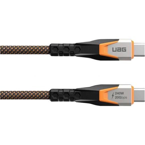 Urban Armor Gear Kabel USB-C USB 3.2 Gen2 USB-C ® zástrčka, USB-C ® zástrčka 0.75 m černá 9B4415114097