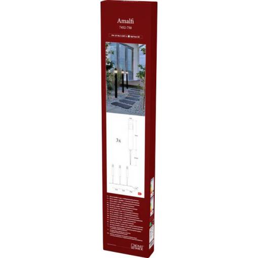 Konstsmide 7452-750 Amalfi LED zahradní reflektor Energetická třída (EEK2021): G (A - G) G4 1.8 W černá