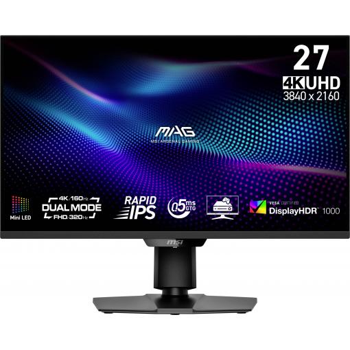 MSI MAG 274UPDFDE E16M herní monitor 68.6 cm (27 palec)3840 x 2160 Pixel, 16:9, 0.5 ms, IPS LCD