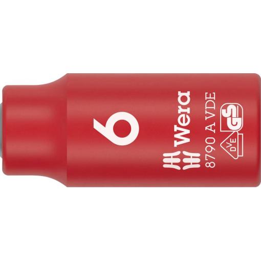 Wera 8790 A VDE 05005933001 vnější šestihran vložka pro nástrčný klíč 6 mm