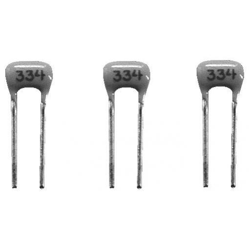 Kemet keramický kondenzátor radiální 100 V/DC 20 % (d x š x v) 3.8 x 2.5 x 5.3 mm 1 ks