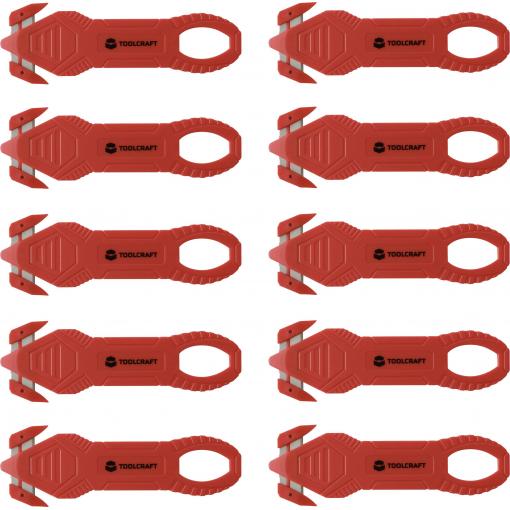 TOOLCRAFT TO-10284090 Bezpečnostní kartonový nůž 10 ks