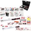 KS Tools 516.2450 Sada Master pro výměnu kol s 1/2 ráčnovým momentovým klíčem INFINITOL, 20 - 200 Nm, 18 ks