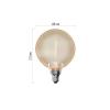 Žárovka DECO LED E27 4W flame EMOS Z5BO11