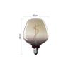 Žárovka DECO LED E27 4W flame EMOS Z59G01