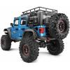 WL Toy modrá (metalíza) komutátorový 1:10 RC model auta elektrický Crawler 4WD (4x4) RtR 2,4 GHz vč. akumulátorů a nabíječky