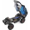 WL Toy modrá (metalíza) komutátorový 1:10 RC model auta elektrický Crawler 4WD (4x4) RtR 2,4 GHz vč. akumulátorů a nabíječky