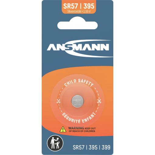 Ansmann knoflíkový článek 395 1.55 V 1 ks 37 mAh oxid stříbra Silberoxid Knopfzelle SR57 / SR924 / 395 / 399