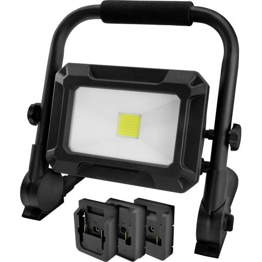Ansmann 1600-0639 LED Strahler FL30W 18V Powertool-Akkupacks, inkl. Adapterplatten COB LED, Akumulátorem napájené LED svítidlo zářič 30 W 3000 lm