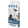 Ansmann USB kabel USB 2.0 Apple Lightning konektor, USB-C ® zástrčka 1.2 m růžová 1700-0189