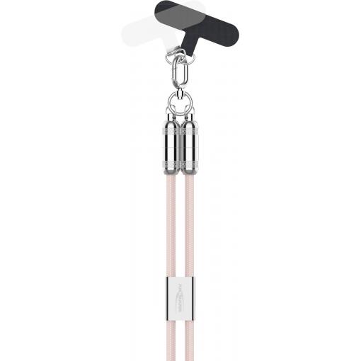 Ansmann USB kabel USB 2.0 Apple Lightning konektor, USB-C ® zástrčka 1.2 m růžová 1700-0189