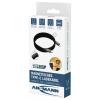 Ansmann Kabel USB-C USB-C ® zástrčka 1.2 m černá Textilní plášť 1700-0186