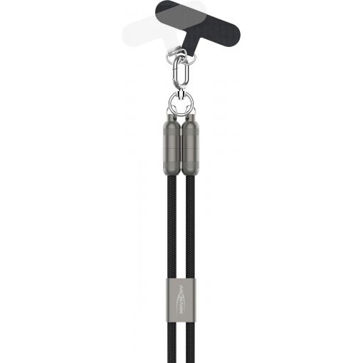 Ansmann Nabíjecí kabel USB USB-C ® zástrčka, Apple Lightning konektor 1.2 m černá 1700-0192