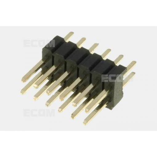 Kolíková lišta lámací DS1031-06-2X6P8BV41, 2×6 kontaktů, rozteč 1,27 mm