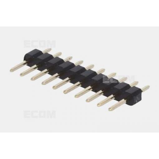 Kolíková lišta DS1025-01-1X10P8BV1-B, 1řada × 10, přímé vývody, Au