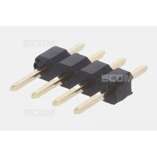 Kolíková lišta jednořadá DS1025-01-1X4P8BV1-B, 1×4, 180°