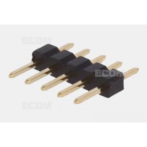 Kolíková lišta DS1025-01-1X5P8BV1-B, 1řadá × 5 kontaktů, 180°