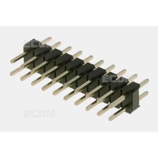 Kolíková lišta lámací DS1025-05-2X10P8BV1-B, 2×10, 180°