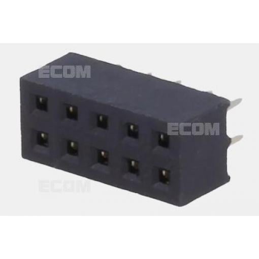 Dutinková lišta DS1026-05-2X5S8BV, 4,3 mm, 2×5, 180°