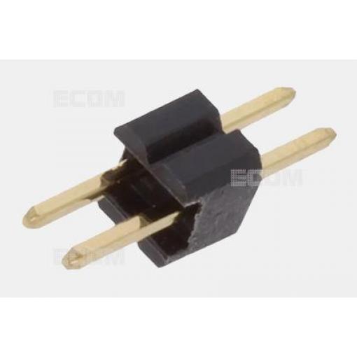 Kolíková lišta DS1031-01-1X2P8BV31-3A, 1řada × 2 kontakty, 180°