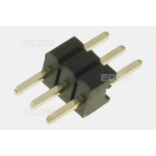 Kolíková lišta DS1031-01-1X3P8BV31, 1řada × 3 kontakty, 180°