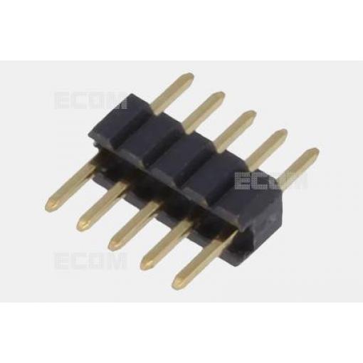 Kolíková lišta jednořadá DS1031-01-1X5P8BV31-3A, 5 kontaktů, 180°