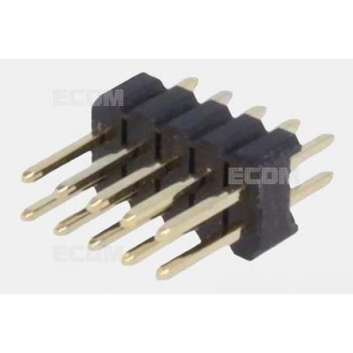 Kolíková lišta lámací DS1031-06-2X5P8BV41-3A, 2×5, rozteč 1,27 mm