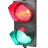 HighFlux 200 Duo – Dvoukomorový LED semafor 200 mm (červená + zelená)