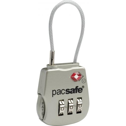 Pacsafe 10250705 visací zámek na heslo, 3.3 mm, TSA, Slitina zinku