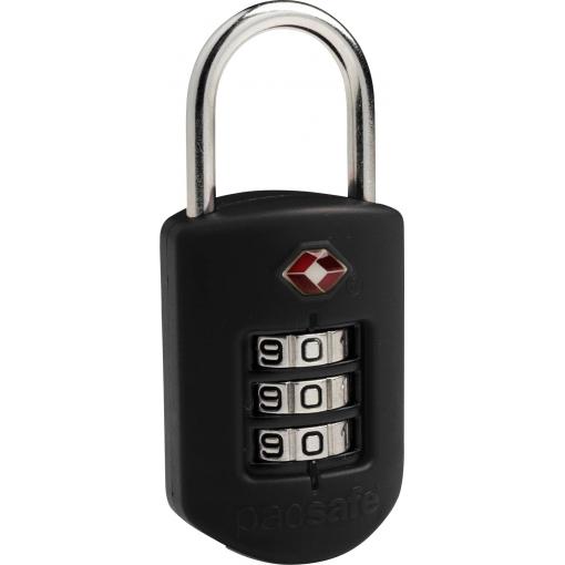 Pacsafe 10260100 visací zámek na heslo, 3.4 cm, ocel, Slitina zinku, plast