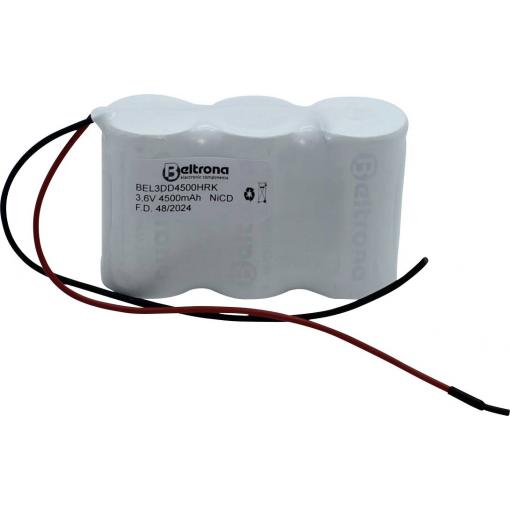 Beltrona BEL3DD4500HRK speciální akumulátor Ni-Cd 3.6 V 4500 mAh 1 ks