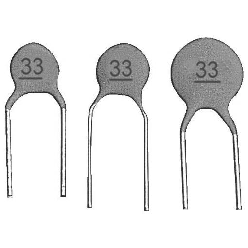RICHWELL keramický kondenzátor radiální 0.1 nF 100 V/DC 10 % (Ø x v) 5.1 mm x 3.5 mm 1 ks