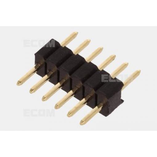 Kolíková lišta DS1031-01-1X6P8BV31, 1řada × 6 kontaktů, 180°, Au