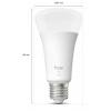 Philips Hue LED žárovka 929003856201 Energetická třída (EEK2021): E (A - G) Hue White E27 teplá bílá