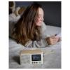 Pure Classic Mini Cotton White/Oak EU/UK/AUS 253799 stolní rádio, DAB+, FM, dub, bílá