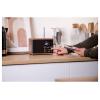 Pure Classic H4 Coffee Black/Walnut EU/UK 252983 stolní rádio, DAB+, FM, Bluetooth, AUX, funkce alarmu, černá, dřevo