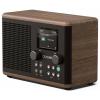 Pure Classic H4 Coffee Black/Walnut EU/UK 252983 stolní rádio, DAB+, FM, Bluetooth, AUX, funkce alarmu, černá, dřevo