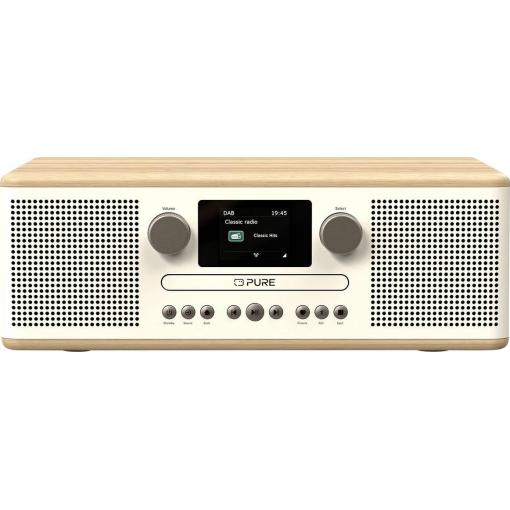 Pure Classic C-D6 Cotton White/Oak EU/UK 252984 rádio s CD, DAB, DAB+, FM, dub, bílá